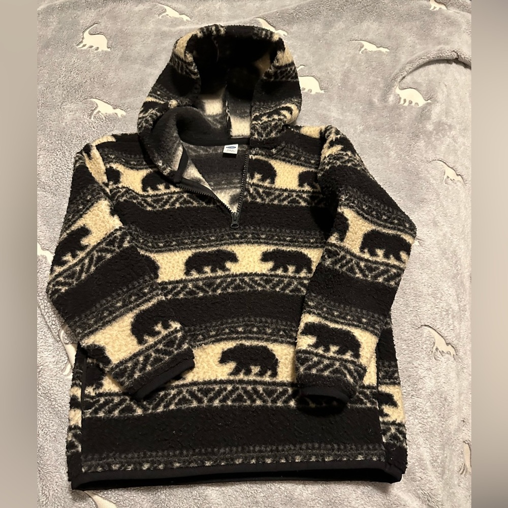 Kid’s Old Navy Quarter zip Sherpa- Size Small (6/7)